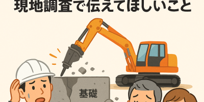 【解体現場より】「こんなに厚いとは…」想定外の基礎に四苦八苦!現地調査で伝えてほしいこと